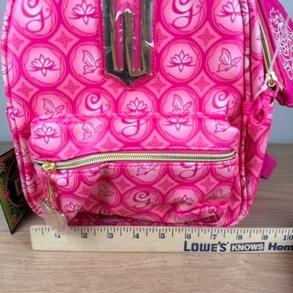 Universal Wicked Glinda Mini Backpack Pink Monogram Butterfly Charm Coin Purse - Picture 11 of 11